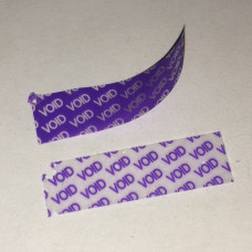 Пломба наклейка VOID фиолетовая из полиэтилена 2216